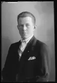 Porträtt. Gösta Eriksson, Box 720, Hallstahammar.
Ur Gustaf Åhmans bildarkiv.