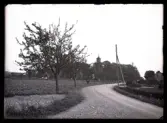 Grusväg med kyrka i fonden. (Kolbäcks kyrka?) Dir. Folmer, Västerås.
Ur Gustaf Åhmans samling.
