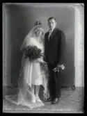 Brudpar, John Lundblad, Ustersta.
Ur Gustaf Åhmans samling.
