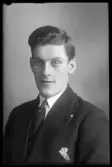 Mansporträtt. Edmund Kristoffersson, Mellangården, Hallstahammar.
Ur Gustaf Åhmans samling.