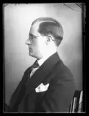 Porträtt, Ture Velander, Red. Falun.
Ur Gustaf Åhmans samling.