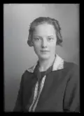 Porträtt, Anna Lisa Andersson, Mölntorp.
Ur Gustaf Åhmans samling.