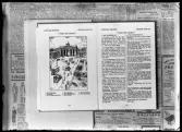 Bokuppslag, lärobok i tyska (lektion åtta). A. Alforn, Hallstahammar.
Ur Gustaf Åhmans samling.