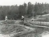 Motocrosstävling på Blixåsbanan i Balltorp, Mölndal, år 1992.