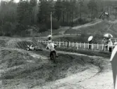 Motocrosstävling på Blixåsbanan i Balltorp, Mölndal, år 1992.