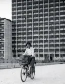 Brevbäring i Lorensborg, Malmö augusti 1959.