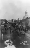1:a maj-demonstration år 1917 på Norrtullsgatan (fotograf G Sahlin)