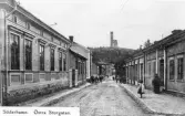 Östra Storgatan på öster i Sandviken, foto i början av 1900-talet, omkring 1905.