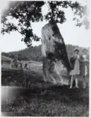 Västra Tunhem. Stensättning delvis i skeppsform