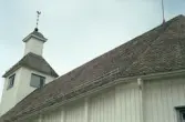 Töftedal kyrka, yttertak.