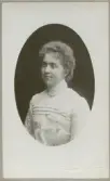 Porträtt av Elisabeth Kjellin 1904.