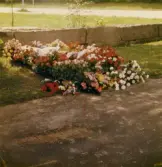 Ronnie Petersons begravning vid Almby kyrka, 1978