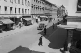 Hörnet Drottninggatan-Nygatan i Örebro, 1945