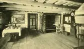 Interiör från Bollnässtugan, Skansen.  Den uppfördes omkring 1750 på hemmanet nr 11 