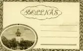 Vykort med Bollnäs kyrka.