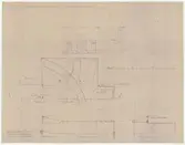 Apoteket/Planritning.
Planritning.
Fasadritning.
Utbyggnad av garaget i Stockholmskvarteret.