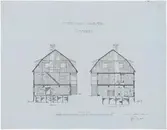 Garveriet.
Sektionsritning.