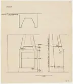 Apoteket/Petissan.
Sektionsritning.
Petissan.
