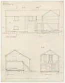 Kryddkramhandlarens hus.
Fasadritning.