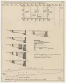 Garveriet.
Planritning.
Terrass och grund med mera.