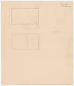 Garveriet.
Uppmätningsritning.
Läderbod.