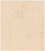 Garveriet.
Uppmätningsritning.
Kakelugn.