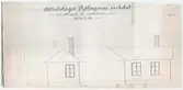 Mekaniska verkstaden.
Sektionsritning.
Tillbyggnad.
Pythagoras, Norrtälje.