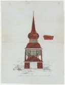 Håsjöstapeln,
Gouache?