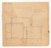 Kronbergs ateljé.
Uppmätningsritning.