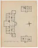 Skogaholms herrgård.
Planritning.