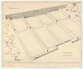 Skogaholms herrgård.
Situationsplan/skiss.