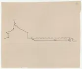 Skogaholms herrgård.
Sektionsritning.