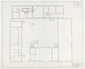 Skånegården.
Planritning.
Uppmätningsritning 1973 / Bo Kumerius.
Renritad och kompletterad 1985 / Nizam Fanasa