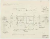 Skogaholms herrgård. Biblioteksflygeln.
Planritning.
GRUNDRITNING.