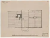 Skogaholms herrgård. Köksflygeln.
Planritning.
ÖSTRA FLYGELN.