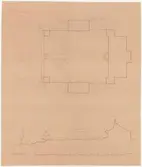 Skogaholms herrgård.
Situationsplan.