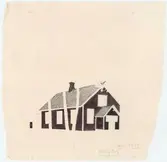 Folkets Hus.
Fasadritning.