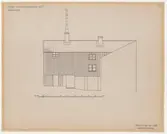 Guldsmedshuset.
Fasadritning.
Gårdsfasad.