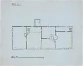 Boktryckarens hus.
Planritning.