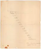 Spannmålshandlarens lusthus.
Uppmätningsritning.
Trappa.