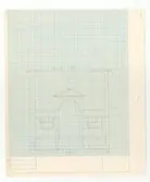 Kronbergs ateljé.
Fasadritning.
Gavel B.