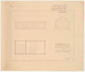 Soldattorpet.
Uthus.
Planritning.
Fasadritning.