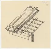 Hornborgastugan.
Profilritning.