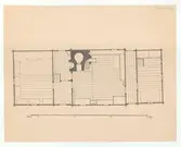 Kyrkhultsstugan.
Planritning.