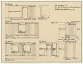 Boktryckarens hus.
Uppmätningsritning.