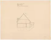 Boktryckarens hus.
Sektionsritning.