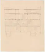 Garveriet.
Uppmätningsritning.