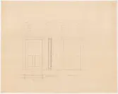 Skomakarverkstaden.
Profilritning.
