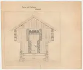 Vastveitloftet
Fasadritning
