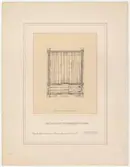 Vastveitloftet.
Profilritning.
Nedre våningen.